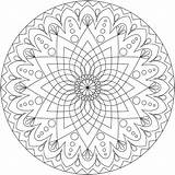 Printable Mandalas Coloring Pages sketch template