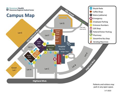 Bozeman Health Deaconess Regional Medical Center Map | Bozeman Health