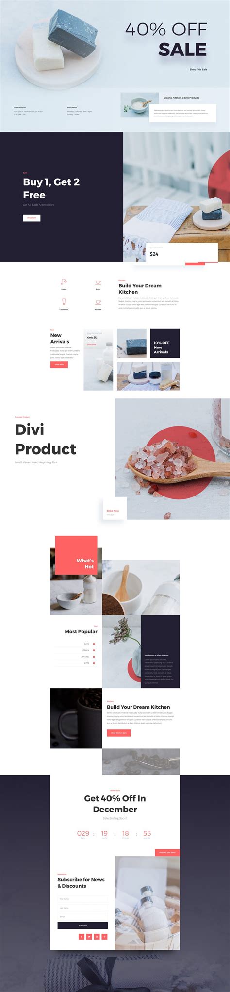 How to Design a Unique Featured Products Section with Divi & Our Exclusive Boutique Sale Landing ...