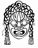 Free Printable Mask Coloring Pages For Kids sketch template