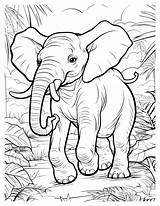 Wildlife Sanctuary Coloring Pages Creative Fun sketch template
