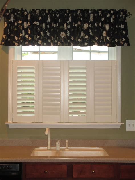 White Shutters in your kitchen windows | Interior shutters, Shutters interior, Wood shutters