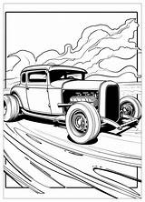 Hot Rod Coloring Pages  Color Your Dream Car – MrColoringCom sketch template