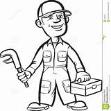 Plumber Coloring Pages sketch template