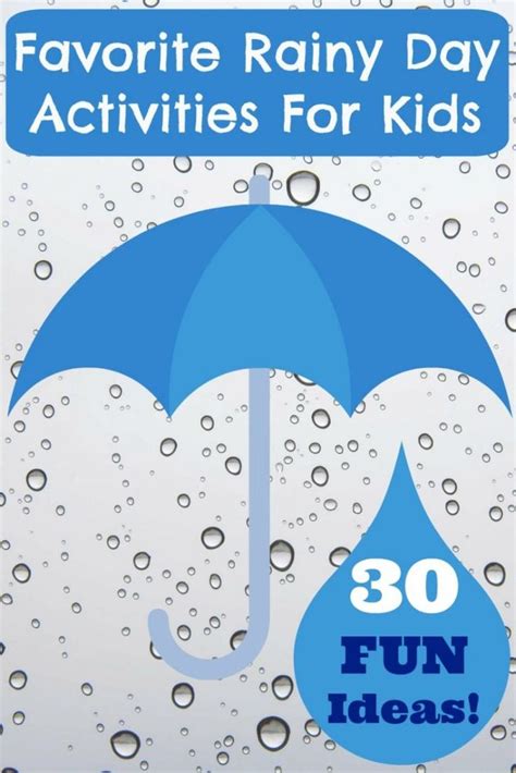 Favorite Rainy Day Activities For Kids {30 Ideas!} | Emily Reviews | Rainy day activities for ...