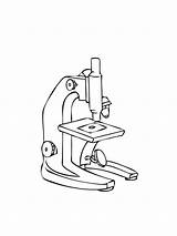 Microscope Coloring Pages sketch template