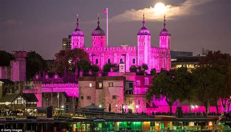 Turning the world pink: Landmarks across the globe changed colour for start of Breast Cancer ...