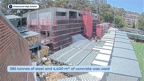 Chatswood High School - construction time lapse of Building R - YouTube