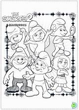 The Smurfs 2 Characters Coloring Page Disney  Vrogueco sketch template