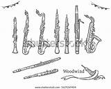 Woodwind Coloring Pages sketch template