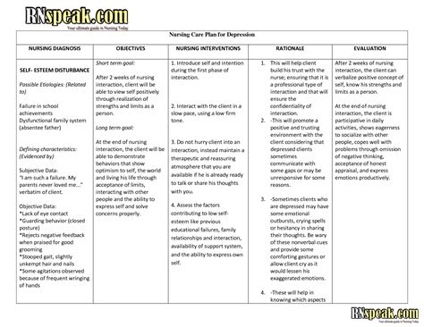 Pes Format Nursing Diagnosis Example | MedicineBTG.com