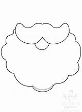 Santa Claus beard Template Printable  Coloring Christmas sketch template