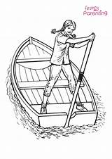 Rescue Boat Coloring Page sketch template