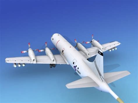 orion lockheed p-3 navy 3d model