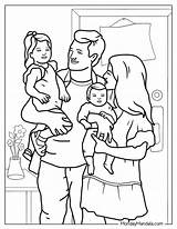 20 Diverse Family Coloring Pages Free PDF Printables sketch template