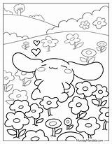 22 Cinnamoroll Coloring Pages Free PDF Printables  Hello Kitty sketch template