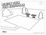 FREE Coloring And Activity Book For Future Skatepark Designers  sketch template