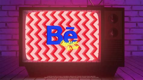 Retro TV Logo - After Effects Templates | Motion Array