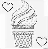 Dessert New Coloring Page  Free Printable Pages sketch template