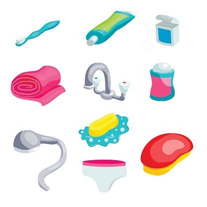 Personal Hygiene Items Stock Clipart | Royalty-Free | FreeImages