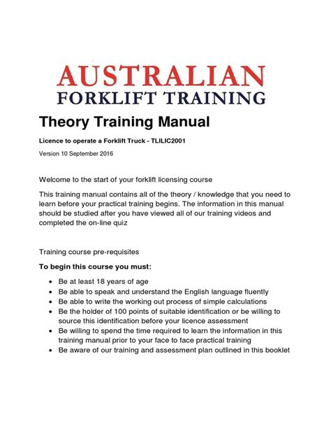 _LF_ Forklift Training Manual V10.v1.0.pdf | Forklift | Identity Document | Free 30-day Trial ...