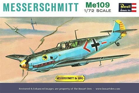 Revell Germany Me-109 '60's | Revell model kits, Plastic model airplane ...