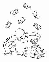 Curious George Coloring Pages Free Printable PDF sketch template