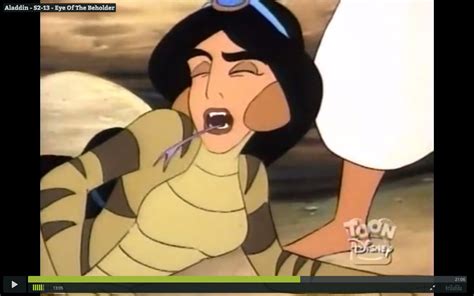 Jasmine as a Snake - Eye of the Beholder S2 E13 | Disney aladdin ...