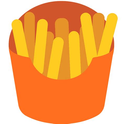 French fries emoji clipart. Free download transparent .PNG | Creazilla