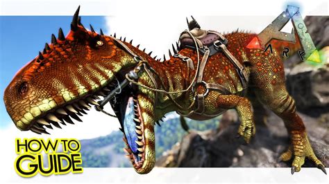 Carcharodontosaurus Guide! How to Tame & Abilities - ARK Survival ...