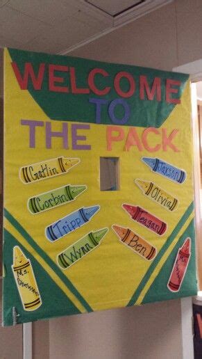 Crayon theme classroom door … | Crayon themed classroom, Classroom ...