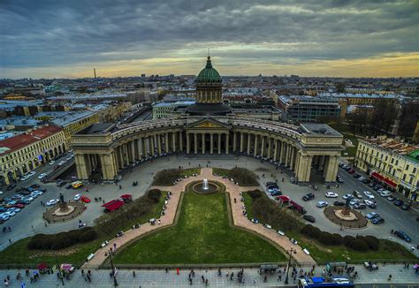 Kazan Cathedral, Saint Petersburg - Drone Photography