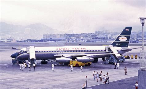 Convair 880 VR-HFY at Kai Tak Airport in Kowloon in Hong K… | Flickr