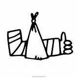 Arm Cast And Sling Coloring Page  Free sling sketch template