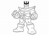 Coloring Pages Of Thanos sketch template