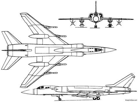 tupolev tu 28 tu *** **** russia - BlueprintBox.com - Free Plans and ...