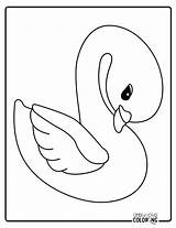 Free Swan Coloring Pages  Simply Love sketch template