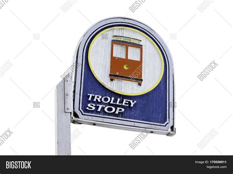 Vintage Trolley Stop Image & Photo (Free Trial) | Bigstock