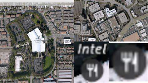 AMD and Inthell headquarters in Windows 10 Maps : r/AyyMD