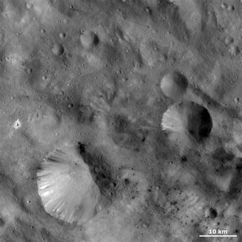 Vesta's strangely shaped craters | The Planetary Society