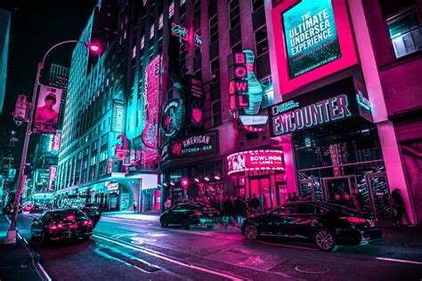 Captivating Neon Nights: Stunning Photos of New York City