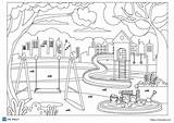 13 Free Printable playground coloring Pages PDF sketch template
