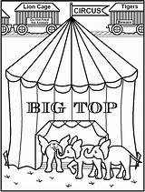 Circus Tent Coloring Pages At GetColoringscom  Free Printable sketch template