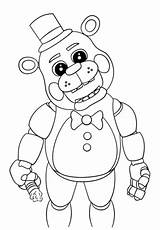 All Animatronics F Naf Coloring Pages sketch template