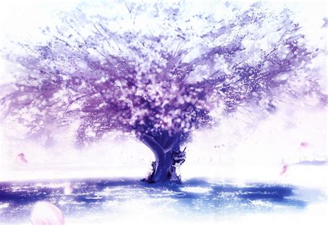 Anime - Unknown - Pastel - Splendid Wallpaper | Anime background, Anime scenery, Tree wallpaper art