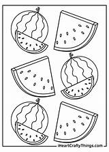 Watermelon Coloring Pages Best For Kids – Bilarasa sketch template