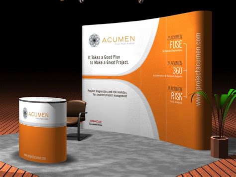 Acumen Tradeshow Booth (With images) | Trade show booth design, Event ...