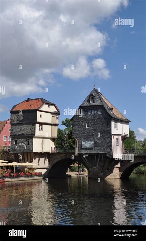 The bridge houses in bad kreuznach hi-res stock photography and images - Alamy