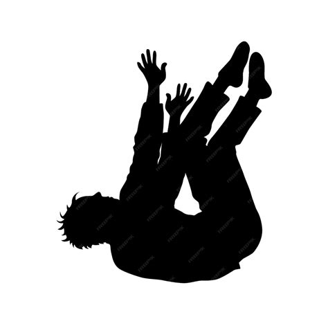 Premium Vector | Falling man illustration of man falling from the sky ...