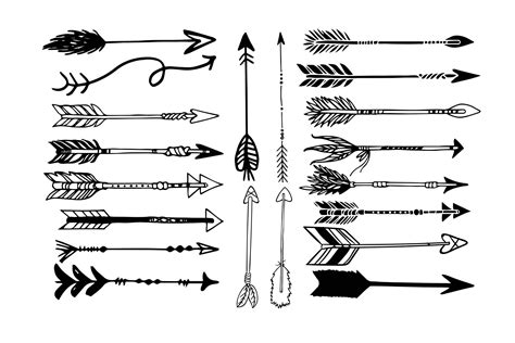 Arrow Svg Arrow Clipart Arrow Silhouette Arrow Svg File - Etsy Israel